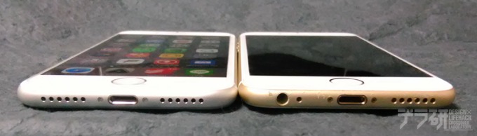 iPhone6比較・側面